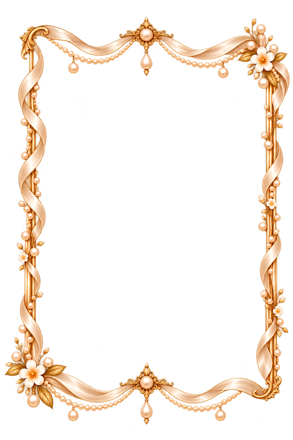 Celebration floral frame